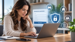 Secure Online Insurance Workspace